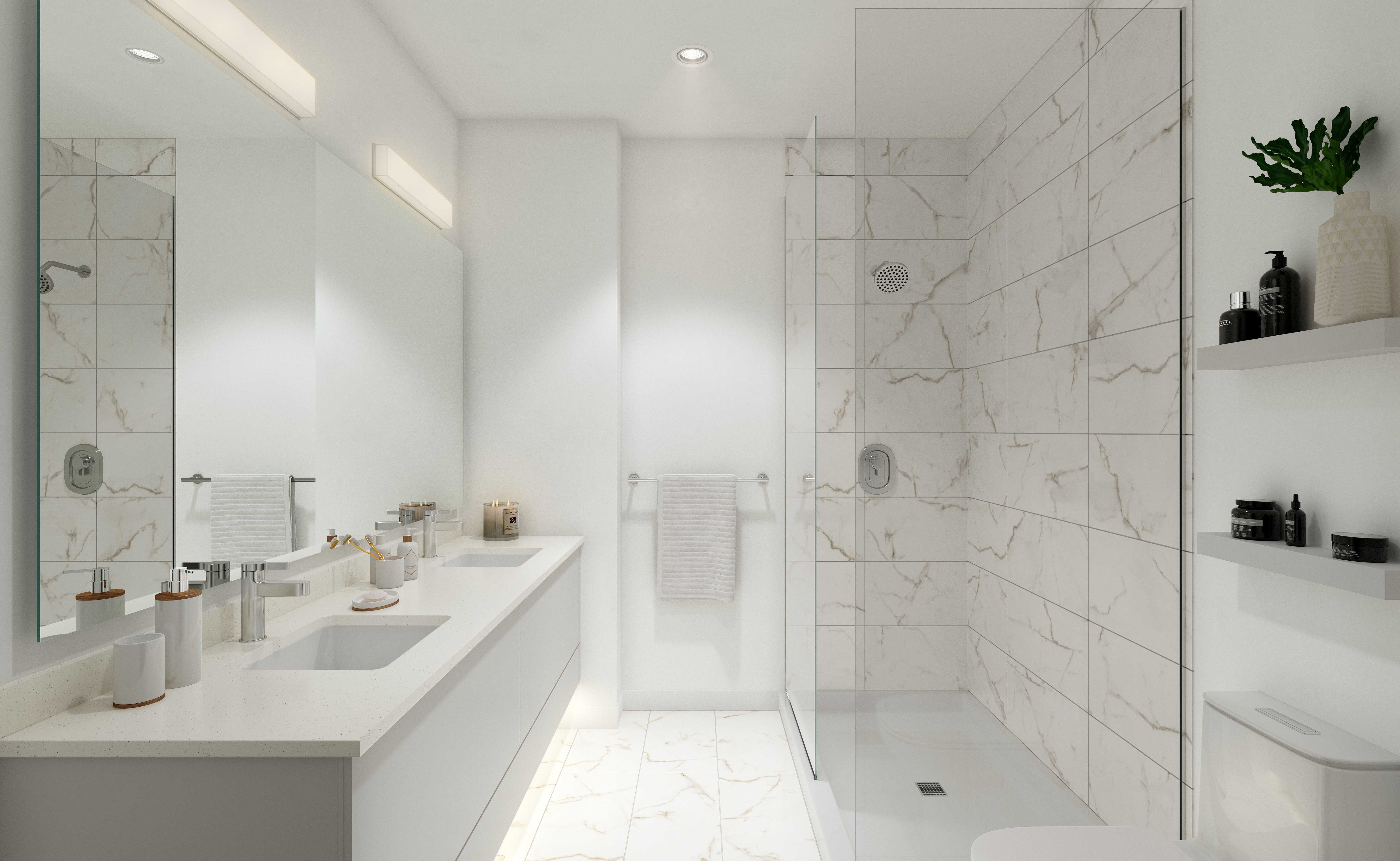 Light ensuite scheme